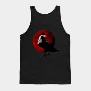 Blood Moon Raven Tank Top